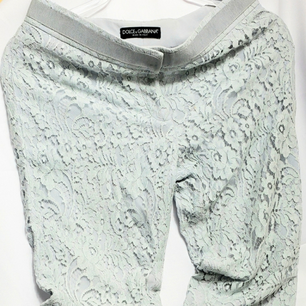 Dolce & Gabbana lace pants